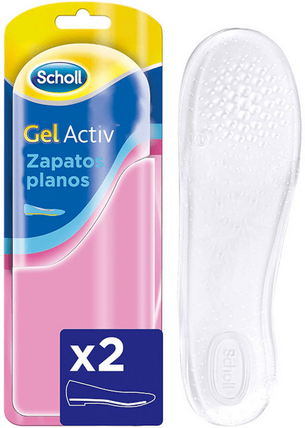 Scholl Plantilla Gel Activ Mujer Para Zapato Plano 35-40,5