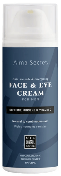 Alma Secret Crema Facial/Contorno Ojos para Hombre 50 ml