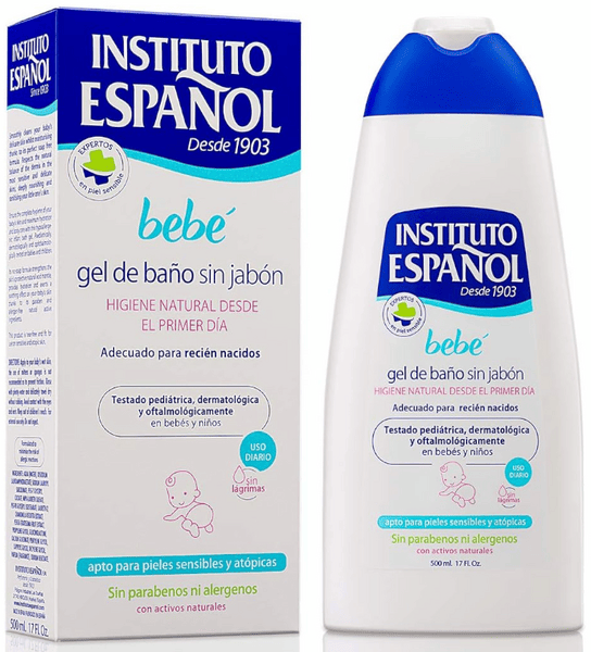 Instituto Español Gel De Baño Sin Jabón Bebé 500Ml