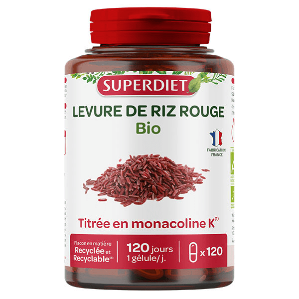 Levure de Riz Rouge Bio 120 gélules 4