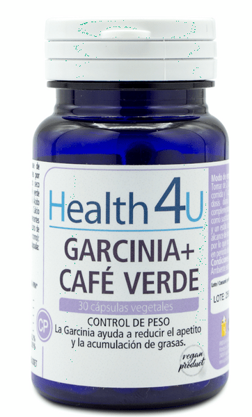 H4U Garcinia + Café Verde 30 Cápsulas Vegetales De 820 Mg
