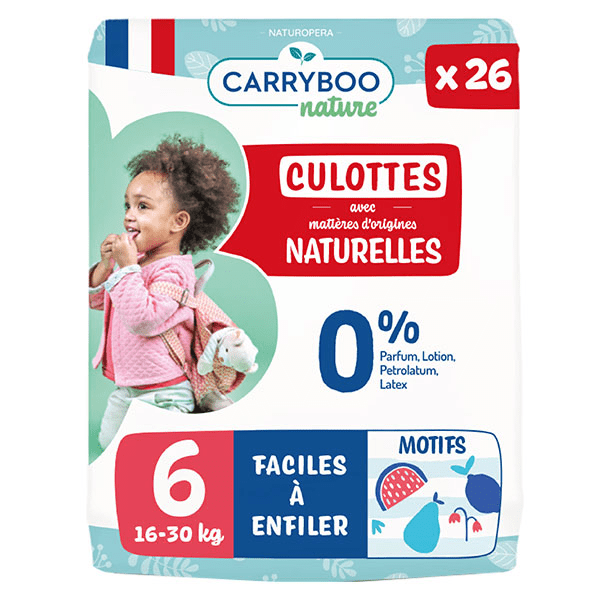Culotte Naturelle T6 16-30kg 26 couches 3