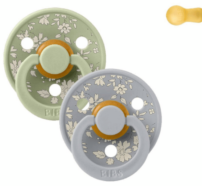 Bibs Chupetes Colour Round Liberty Capel Sage Mix 6-12m