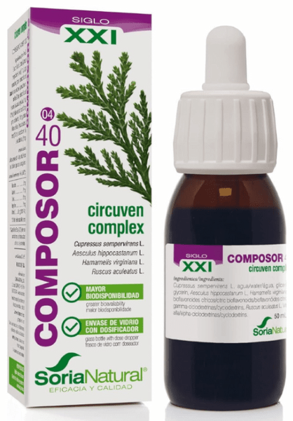 Soria Natural Fórmula Xxi Composor 40 Circuven Complex 50 Ml
