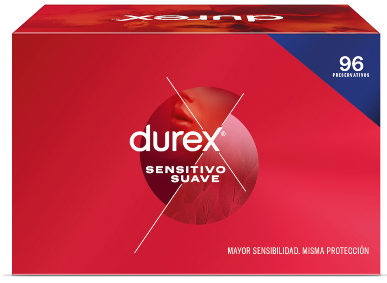 Durex Preservativos Sensitivo Suave Para Mayor Sensibilidad 96 Uds