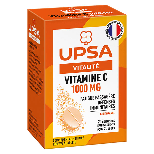 Vitamine C 1000mg 20 comprimés effervescents 4