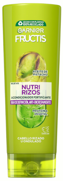 Garnier Fructis Acondicionador Fortificante Nutri Rizos 300 Ml