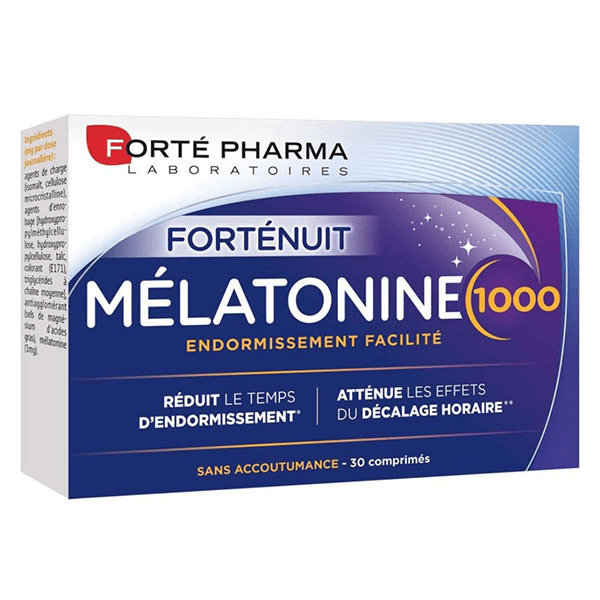 Forténuit Mélatonine 1000 Sommeil 30 comprimés Endormissement Facilité 2