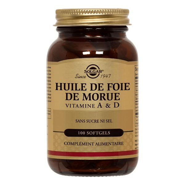 Huile de foie de Morue 100 Softgels 2
