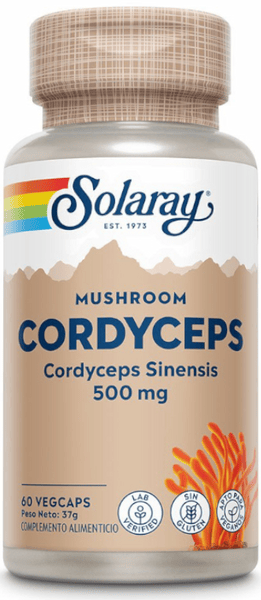 Solaray 5 X Cordyceps 60 Cápsulas Fáciles De Tragar - Imagen 4