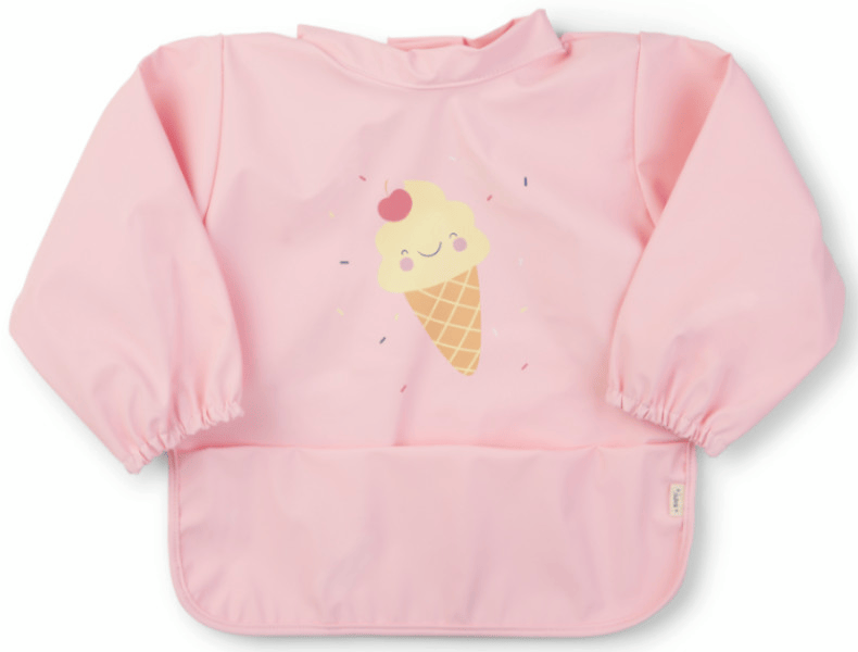 Saro Babero Impermeable con Mangas Rosa