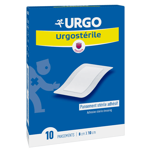 Médical Urgostérile Pansement Adhésif Stérile 8cm x 10cm 10 unités 3