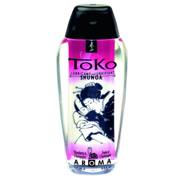 Lubrifiant Base Eau Toko Vin Pétillant - Fraise 165ml 2