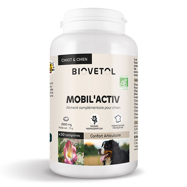 - Comprimés Mobil'Activ - Confort Articulaire Chien - 30 comprimés
