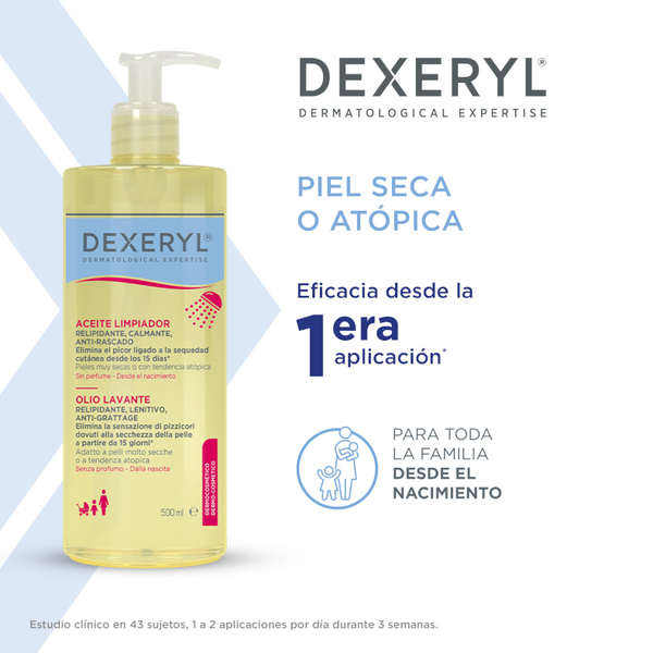 Dexeryl Aceite Limpiador 500 Ml