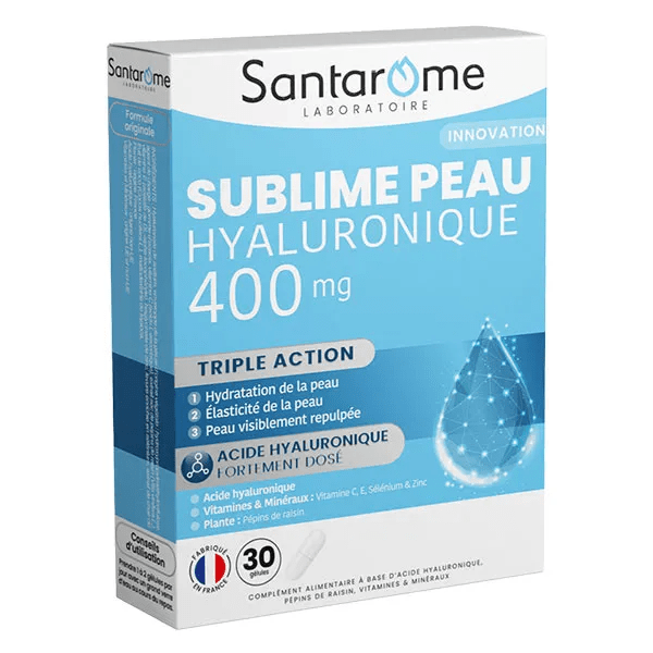 Santarome - Sublime peau hyaluronique - hydratation - 30 Gelules 2