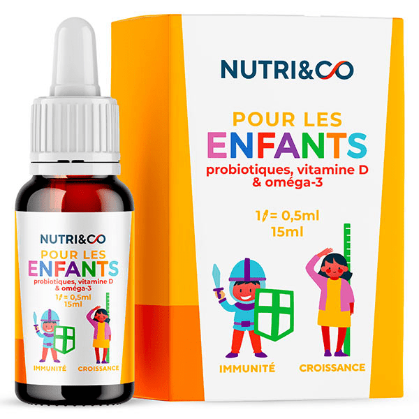 Nutri&Co Formule Enfant Probiotique et Multivitamines Format Pipette 15ml 5