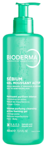 Bioderma Sébium Gel Moussant Actif 400 ml