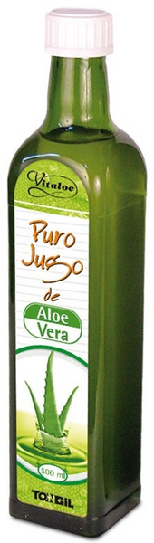 Tongil Vitaloe Puro Jugo De Aloe Vera  500ml (Cristal)