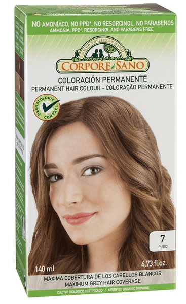 En Oferta Corpore Sano Tinte Permanente Nº 7 Rubio 140 Ml