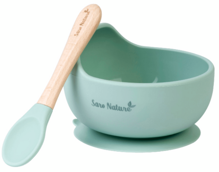 Saro Nordic Wave Set de Alimentación Menta 2 pzs