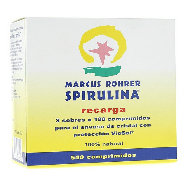 Marcus Rohrer Espirulina 540 Comprimidos - Imagen 2