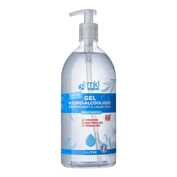 MKL Gel Hydro-alcoolique Sans Parfum 1L