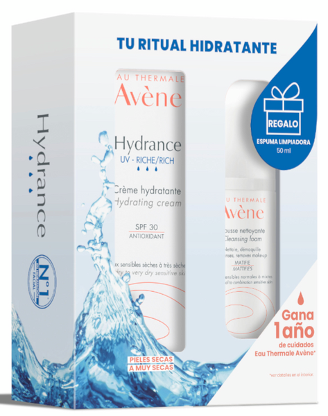 Avène Hydrance Crema Hidratante 40ml + Espuma 50ml