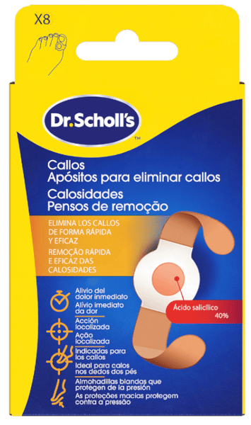 Scholl Apósitos Eliminar Callos 8 uds