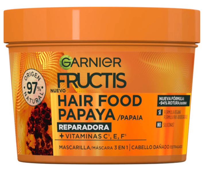 Garnier Fructis Hair Food Mascarilla Papaya 390 ml