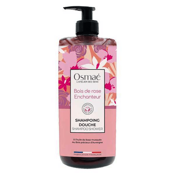 Shampoing Douche Bois de Rose Enchanteur Bio 1L 5