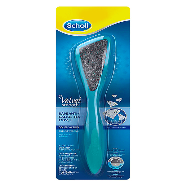 Scholl Velvet Smooth Râpe Pieds Manuelle Anti-Callosités 4