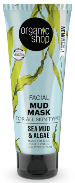 Organic Shop Mascarilla Facial Barro Profundidad del Mar 75 ml