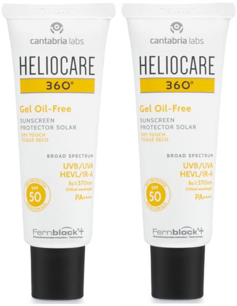Imagen de Heliocare 360 Gel Oil Free protector SPF50 2x50 ml en OfertitasTOP