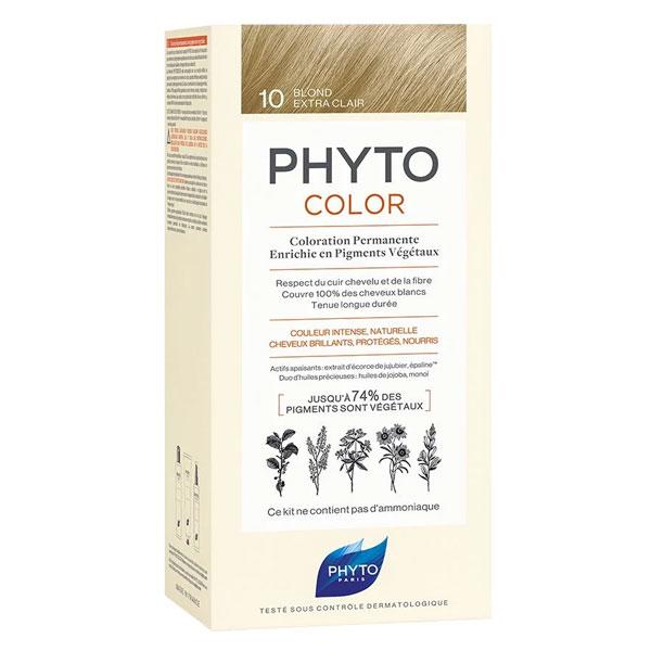 PhytoColor Coloration Permanente N°10 Blond Extra Clair 4