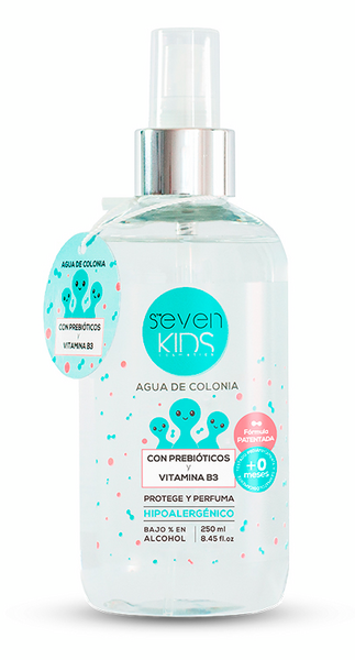 Seven Kids Agua De Colonia Prebióticos Y Vit. B3 +0m 250 Ml