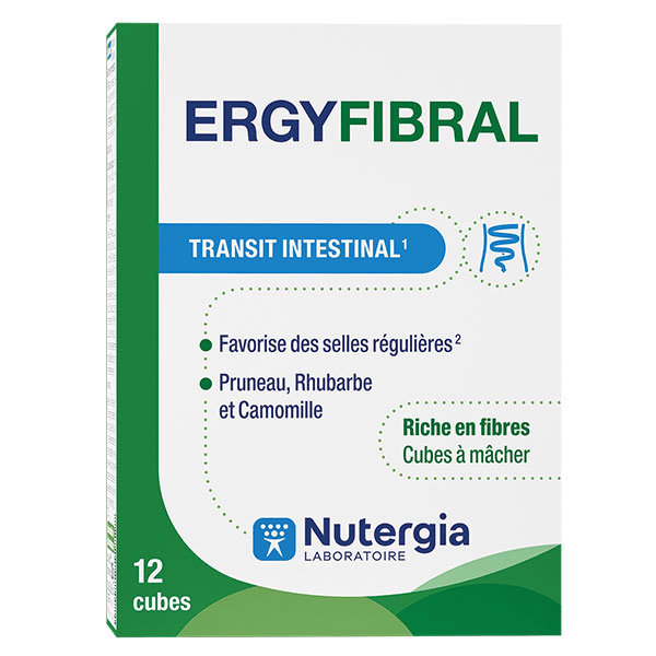 Ergyfibral 12 cubes à mâcher 2