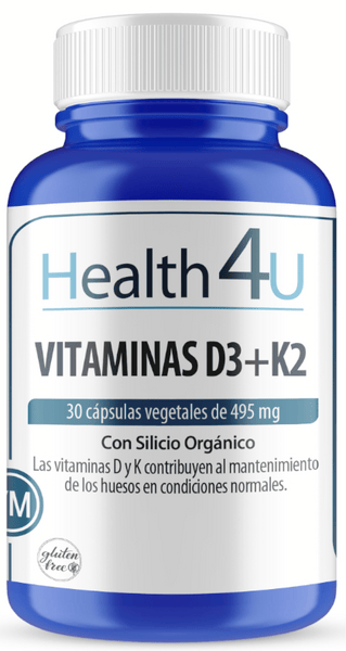 H4U Vitamina D3 + K2 30 Cápsulas Vegetales