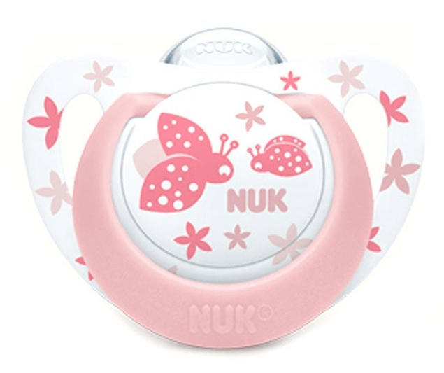 Chupete Silicona Genius Color Nuk Talla 2 Rosa/Lila 6-18m
