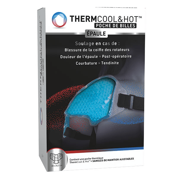 ThermCool&Hot Poche de Billes Soulage et Apaise la Douleur à l’Épaule, à Chaud ou à Froid 3