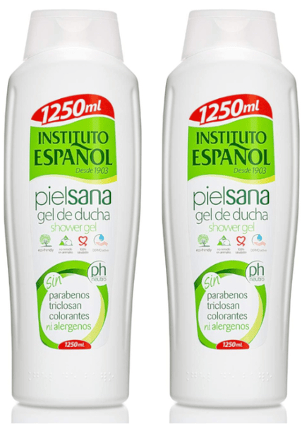 Instituto Español Gel de Ducha Piel Sana 2x1250 ml