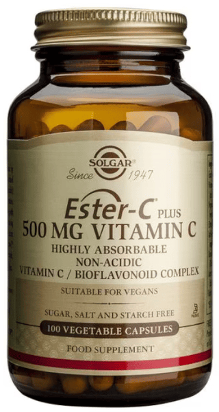 Solgar Ester-C Plus 500mg 100 Cápsulas Vegetales
