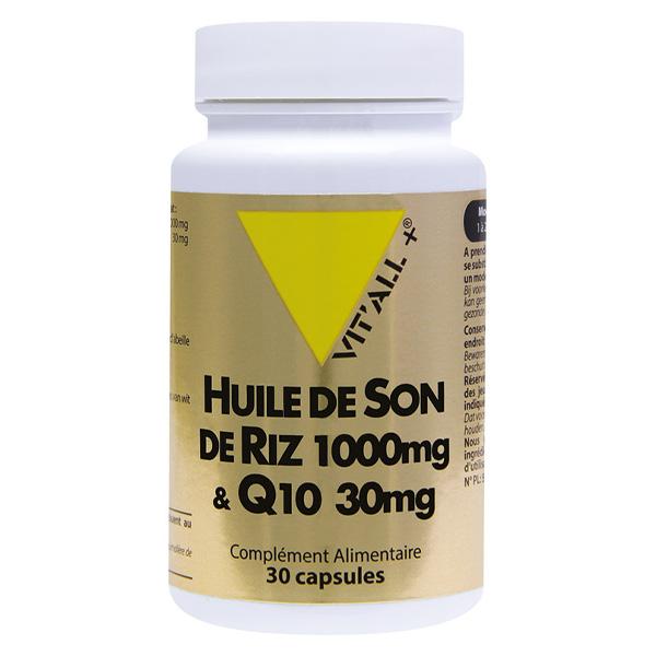 Huile de Son de Riz 1000mg & Q10 30mg 30 capsules