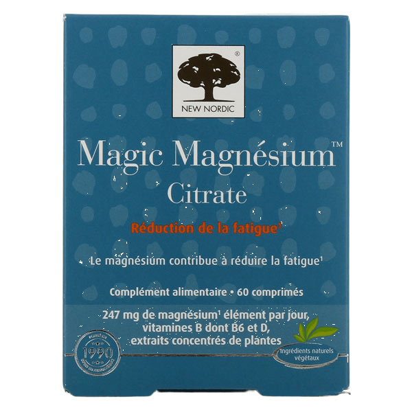 Magic Magnésium Citrate réduction de la fatigue 60 comprimés 3