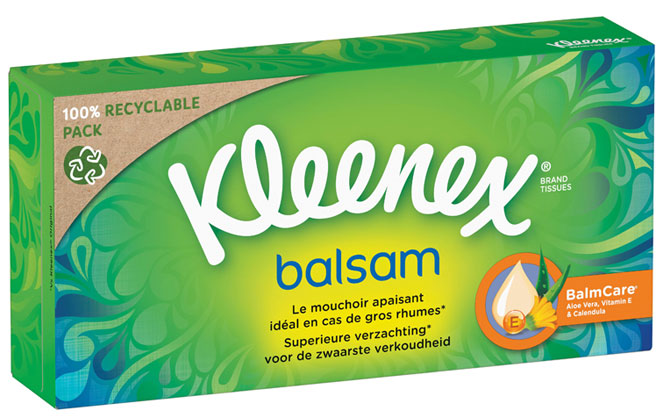 Kleenex Balsam Caja 64 Unidades