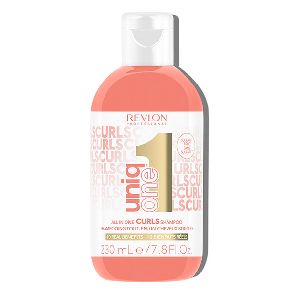 UniqONE Shampoing Sans Sulfate Cheveux Bouclés Frisés et Crépus 230ml