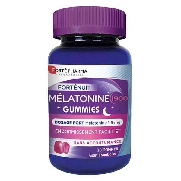 Forté Pharma FortéNuit Mélatonine 1900 Gummies Sommeil Rapide 30 gommes 4