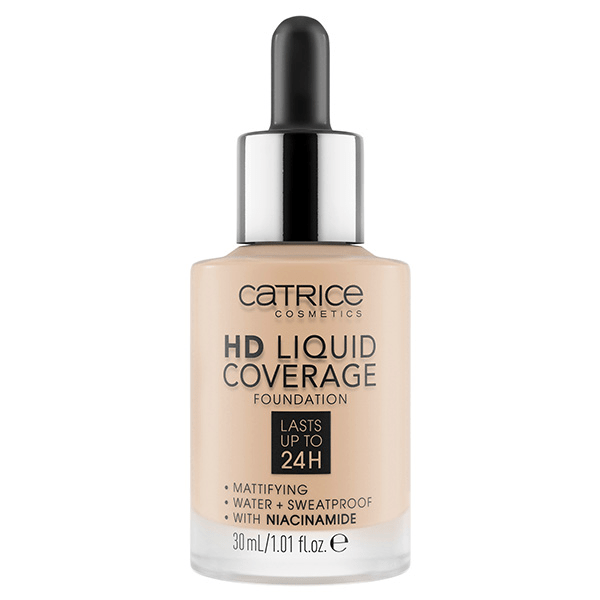 Visage HD Liquid Coverage Fond de Teint N°010 Light Beige 30ml