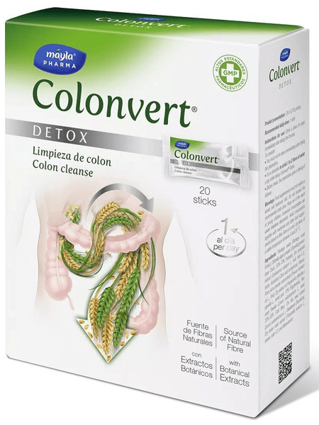 Mayla 10 X Colonvert Detox Limpieza De Colon 20 Sobres - Imagen 3