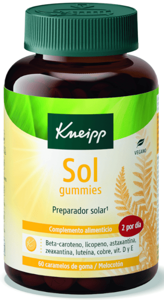 Kneipp Melocotón Sol 60 Gummies